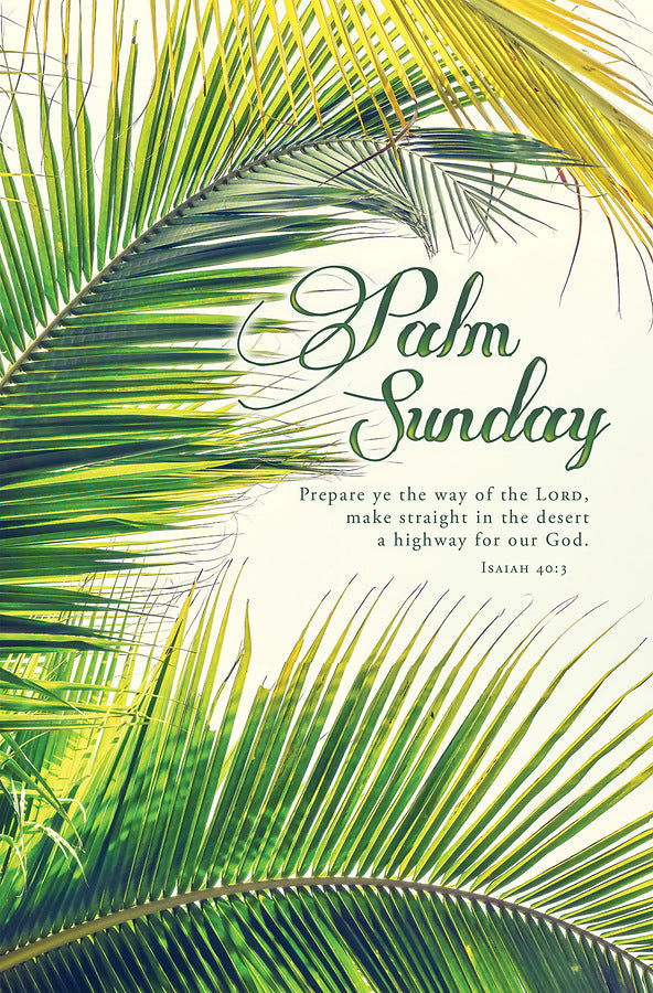 Palm Sunday Bulletin (pack of 100) - Re-vived