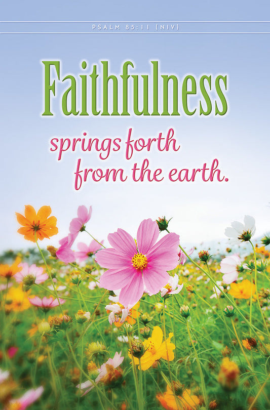 Faithfulness Springs Forth Bulletin (pack of 100) - Re-vived