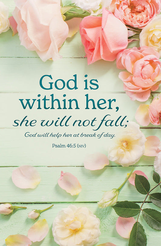 God is Within Her Bulletin (pack of 100) - Re-vived