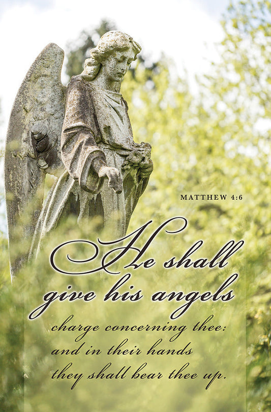 Shall Give Angels Inspirational Bulletin (pack of 100) - Re-vived