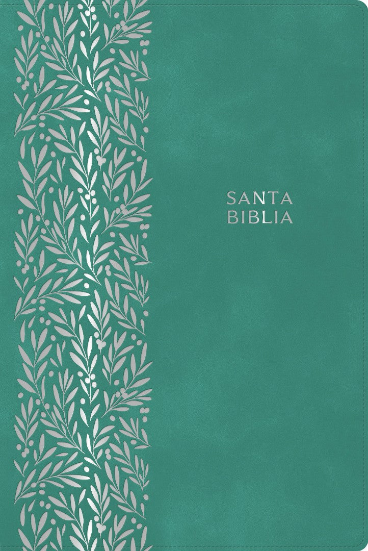 RVR 1960 Biblia Letra Gigante, Verde Esmeralda, Símil Piel - Re-vived