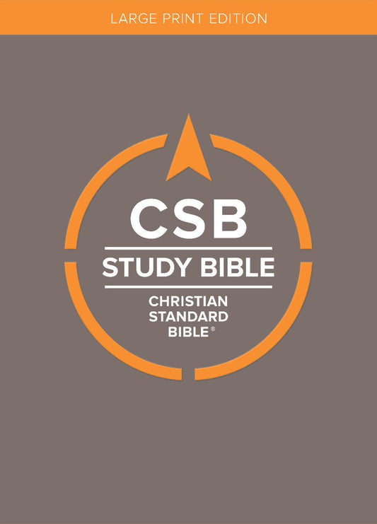 CSB Study Bible, Large Print Edition, Hardcover - Re-vived
