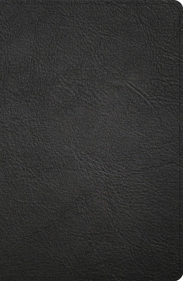NASB Personal Size Giant Print Bible, Black Genuine Leather - Re-vived