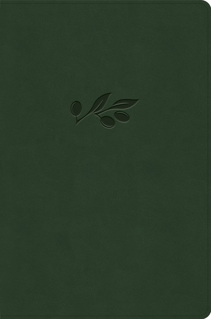 NASB Giant Print Reference Bible, Olive, Indexed - Re-vived