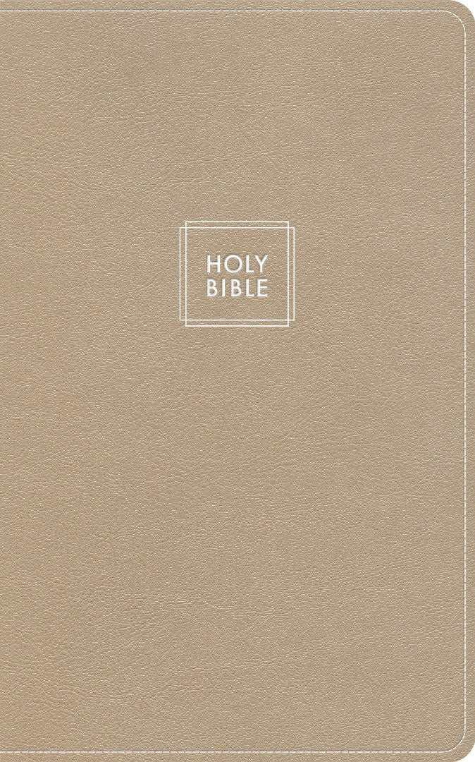 KJV Single-Column Personal Size Bible, Gold Leathertouch - Re-vived