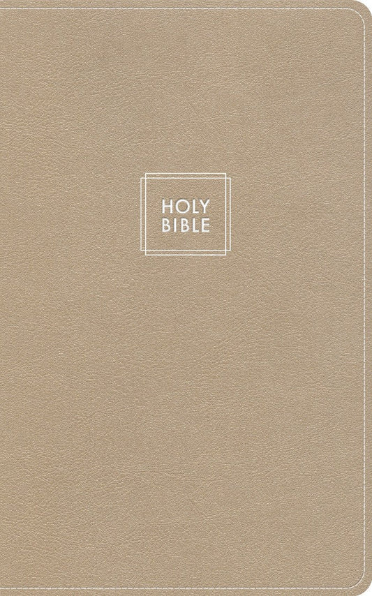 KJV Single-Column Personal Size Bible, Gold Leathertouch - Re-vived