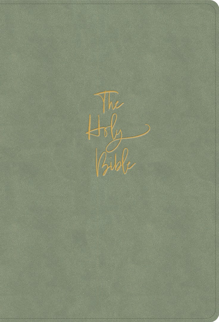 KJV Super Giant Print Reference Bible, Sage Suedesoft - Re-vived