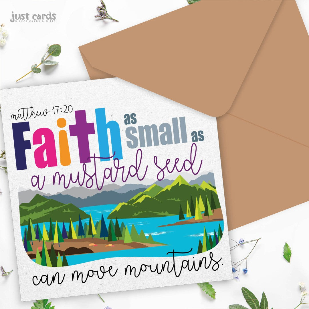 Mustard Seed Seeded Card - Re-vived