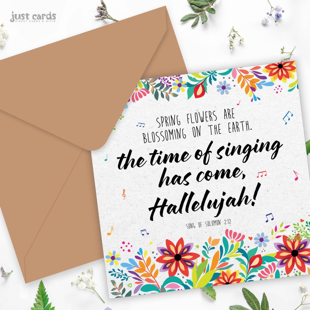 Time Of Singing Seeded Card - Re-vived