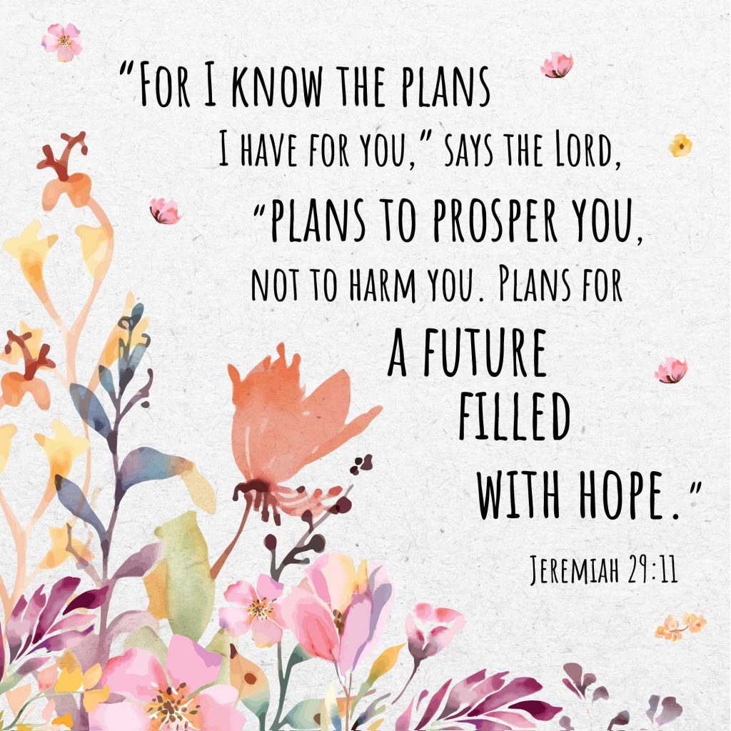 I Know The Plans Seeded Card - Re-vived
