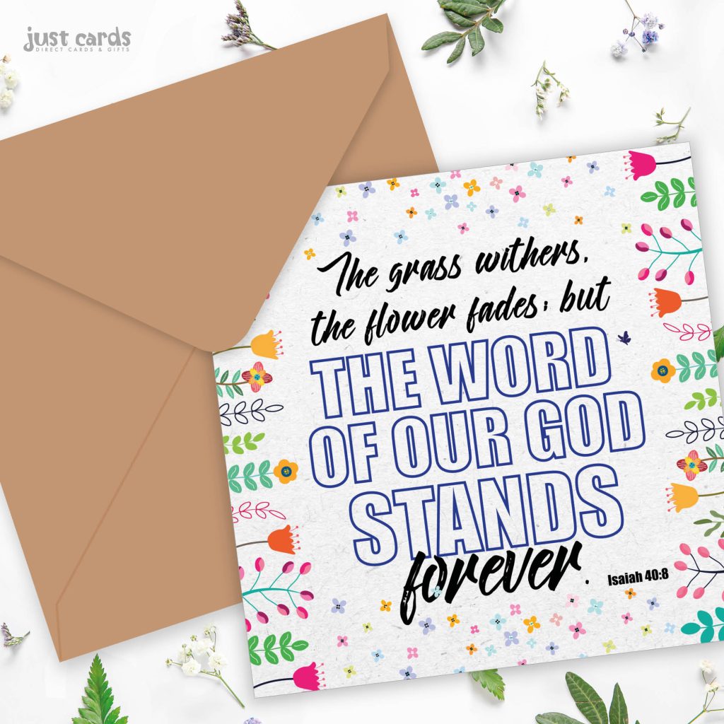 Word Of God Seeded Card - Re-vived