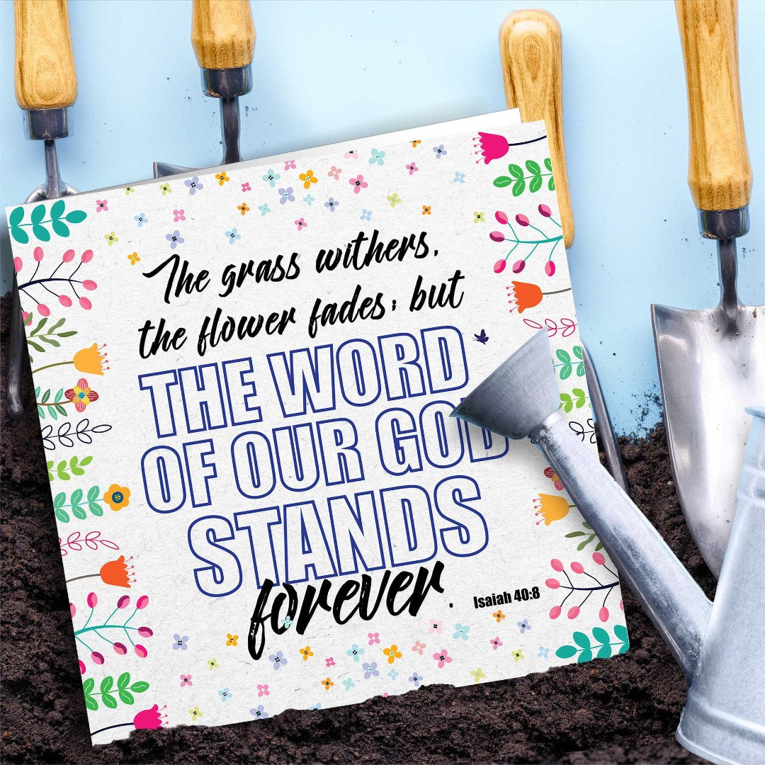 Word Of God Seeded Card - Re-vived