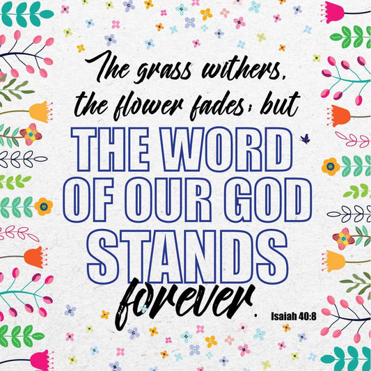 Word Of God Seeded Card - Re-vived