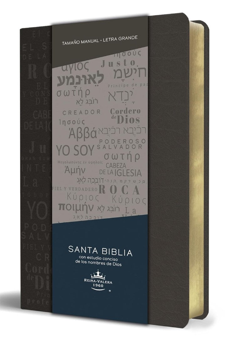 Biblia Rvr 1960 Letra Grande Tamaño Manual, Simil Piel - Re-vived