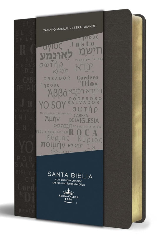 Biblia Rvr 1960 Letra Grande Tamaño Manual, Simil Piel - Re-vived