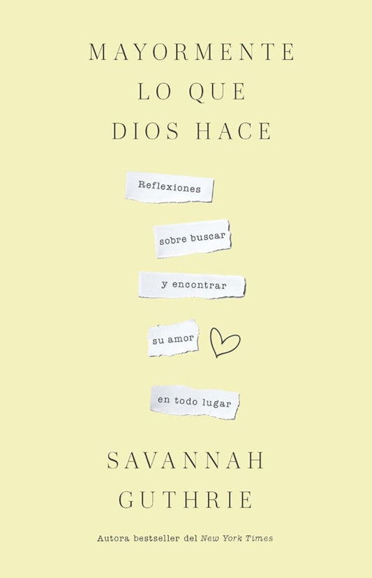 Mayormente Lo Que Dios Hace - Re-vived