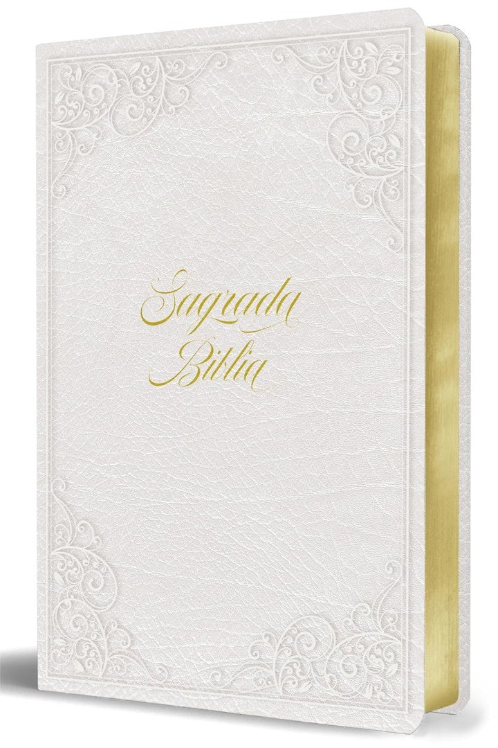 Biblia Católica: Letra Grande. Símil Piel Blanca - Re-vived