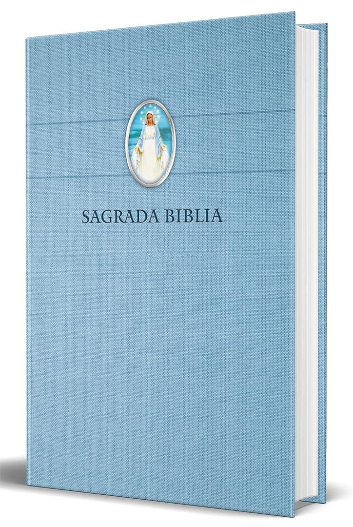 Biblia Católica En Español Con Virgen Milagrosa En Cubierta - Re-vived