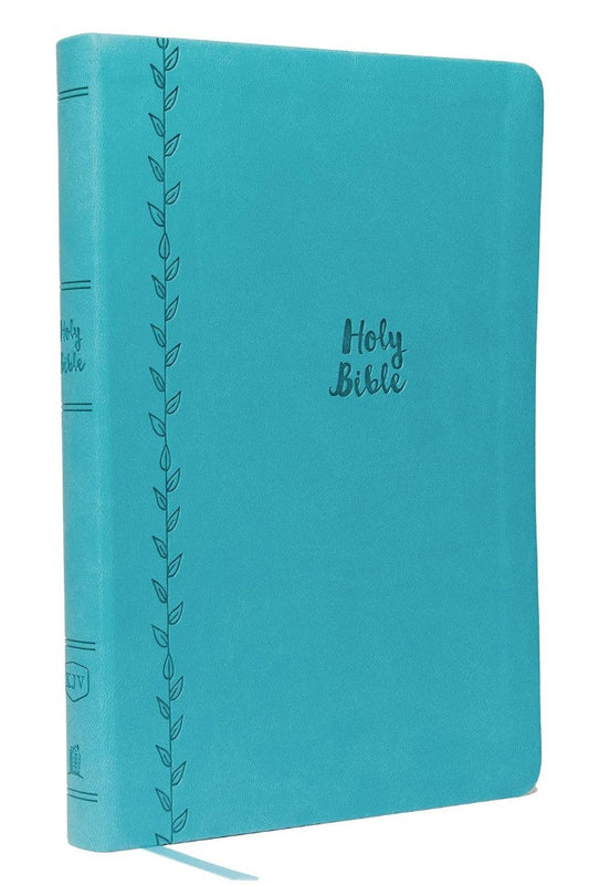 KJV Holy Bible: Value Compact Thinline, Teal Leathersoft - Re-vived