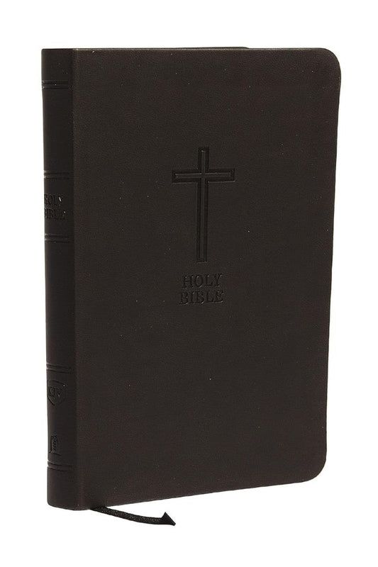 KJV Holy Bible: Value Compact Thinline, Black Leathersoft - Re-vived