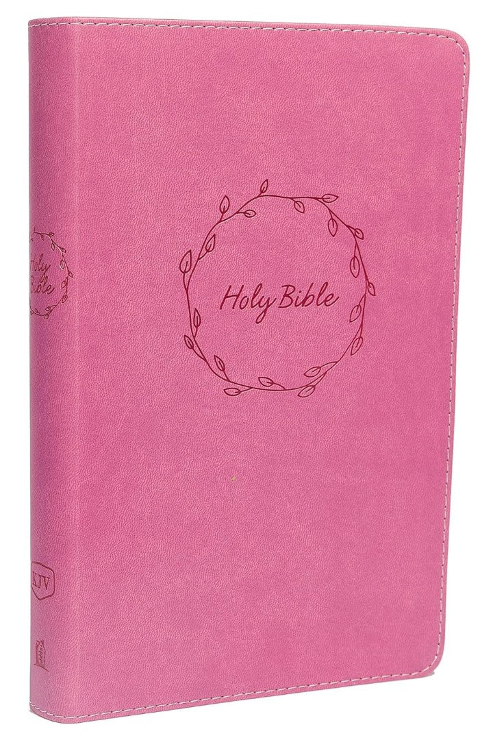 KJV Holy Bible: Deluxe Gift, Pink Leathersoft, Red Letter - Re-vived