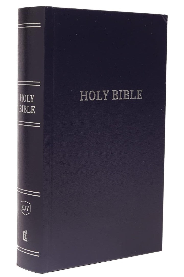 KJV Pew Bible, Hardcover, Blue, Red Letter, Comfort Print - Re-vived