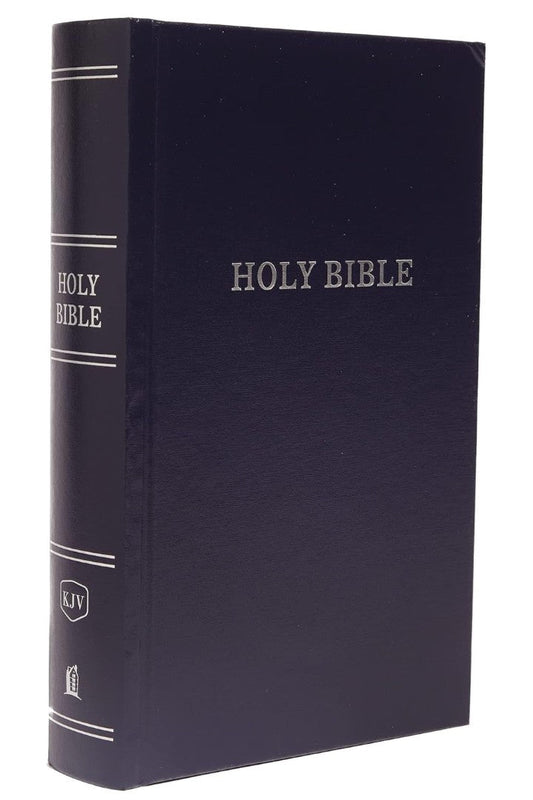 KJV Pew Bible, Hardcover, Blue, Red Letter, Comfort Print - Re-vived