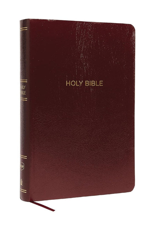 NKJV Holy Bible, Super Giant Print Reference Bible, Burgundy - Re-vived