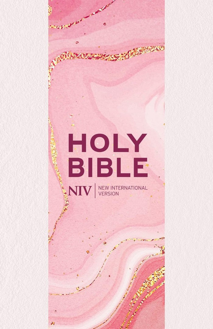 NIV Larger Print Personal Pastel Pink Bible - Re-vived