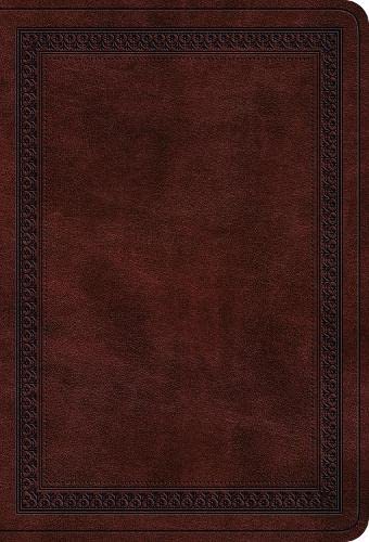 ESV Value Large Print Compact Bible, Mahogany - Re-vived