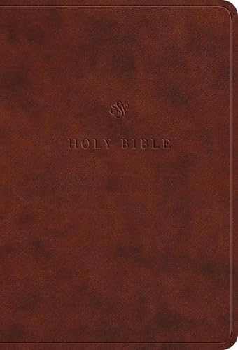 ESV Value Large Print Compact Bible, Chestnut - Re-vived
