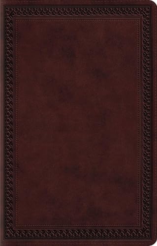 ESV Premium Gift Bible, Mahogany, Border Design - Re-vived