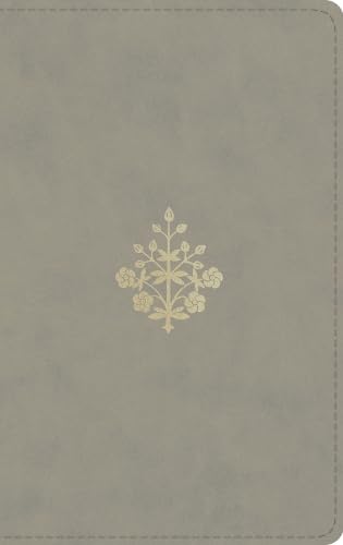 ESV Thinline Bible, Red Letter, Stone, Branch Design - Re-vived
