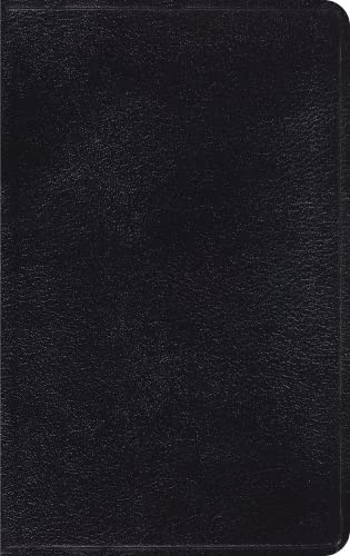 ESV Thinline Bible, Red Letter, Genuine Leather, Black - Re-vived