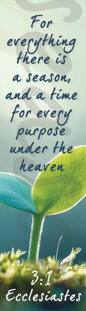 Ecclesiastes 3:1 Seasons Bookmark (pack of 10) - Re-vived