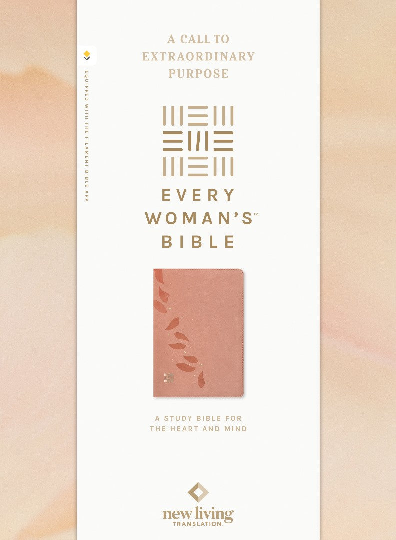 NLT Every Woman's Bible, Filament Enabled, Pink - Re-vived