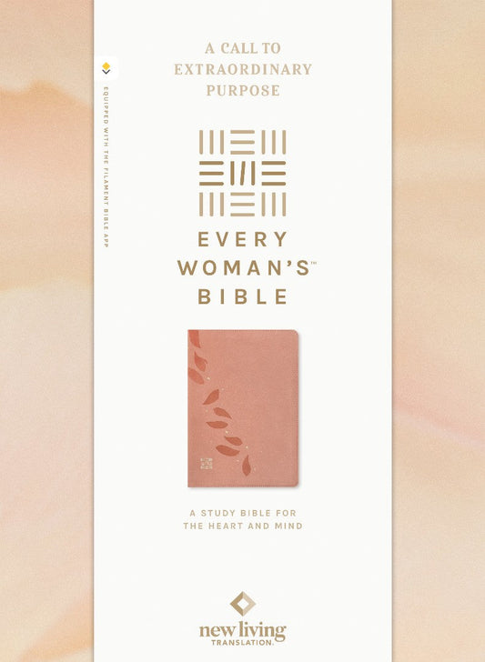 NLT Every Woman's Bible, Filament Enabled, Pink - Re-vived