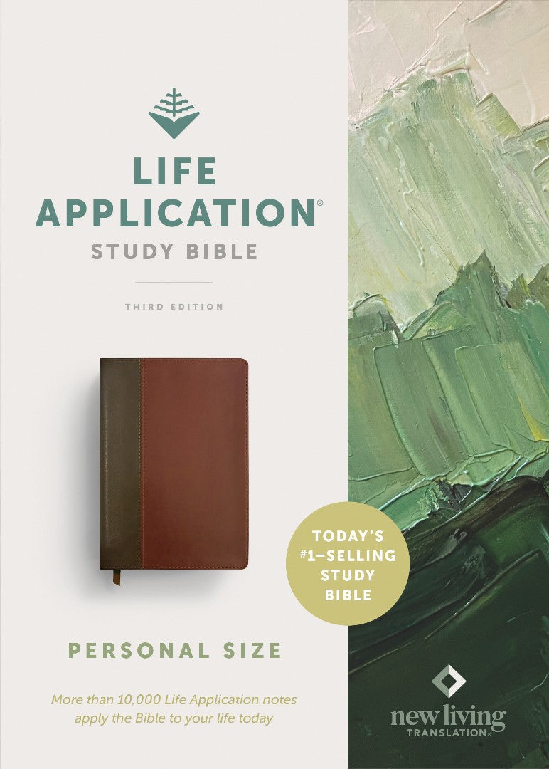 NLT Life Application Study Bible, Third Edition, Mahaogany - Re-vived