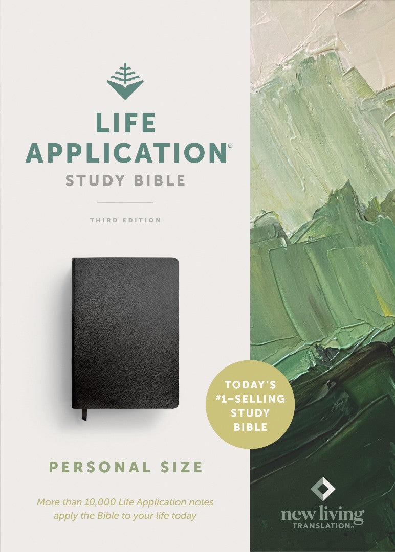 NLT Life Application Study Bible, Third Edition, Black - Re-vived