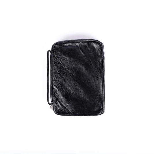 Bible Cover Lambskin Black Large