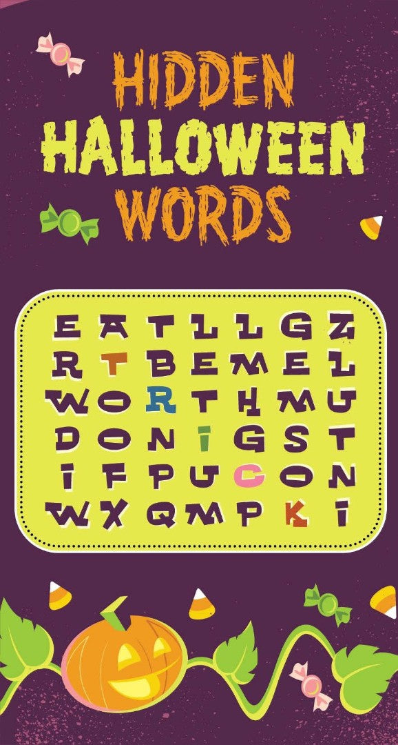 Hidden Halloween Words Tract (Individual) - Re-vived