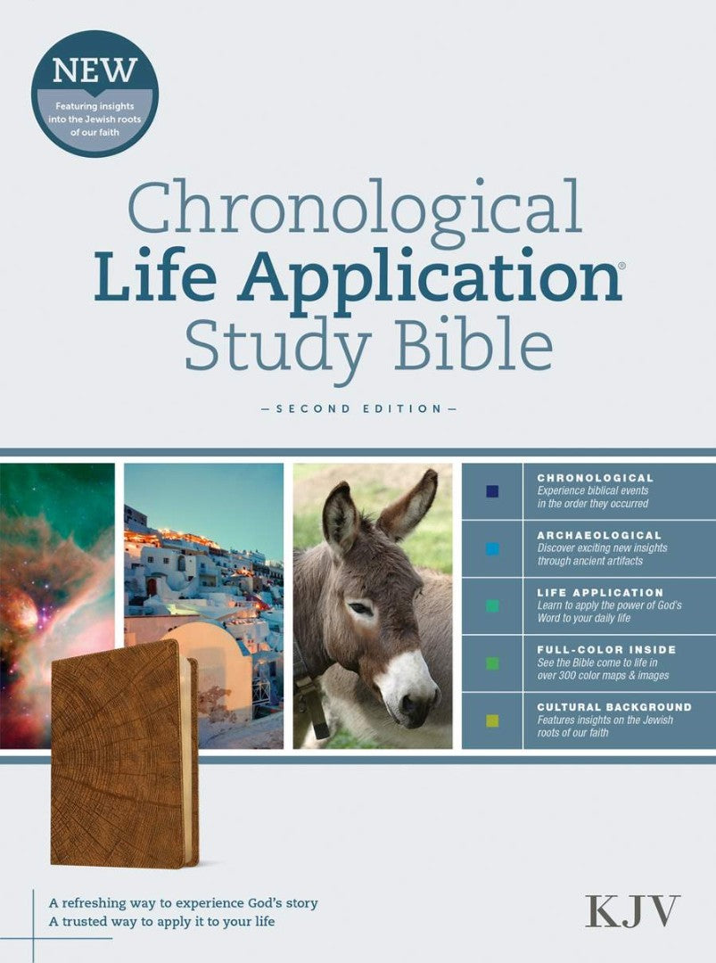 KJV Chronological Life Application Study Bible, 2nd Edition - Re-vived