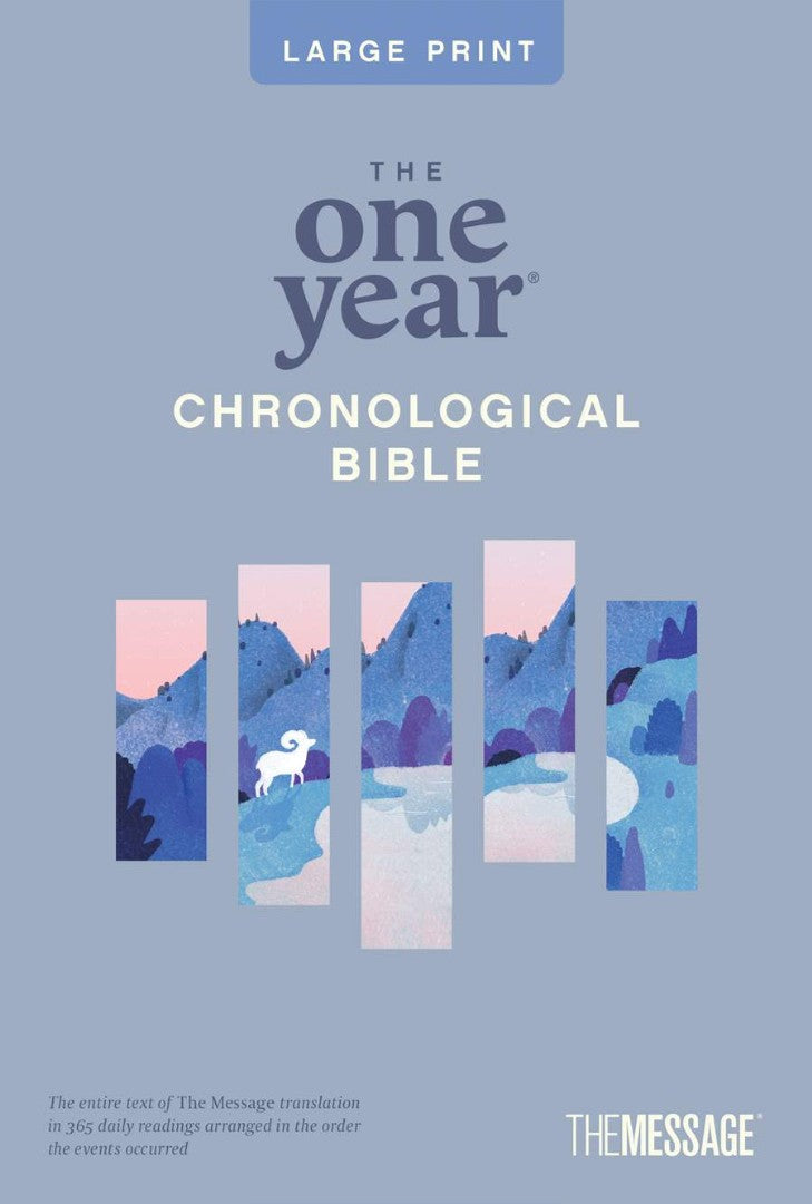 One Year Chronological Bible The Message, Large Print - Re-vived