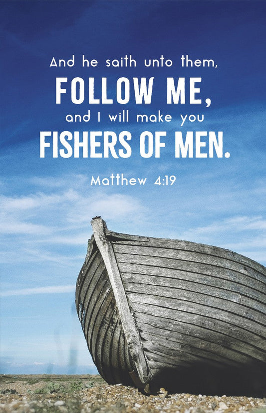 General Worship Bulletin: Follow Me (pack of 100) - Re-vived