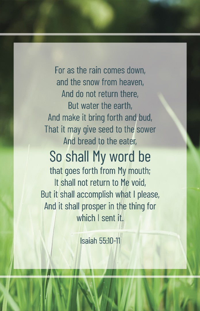 Revival Bulletin: My Word (pack of 100) - Re-vived