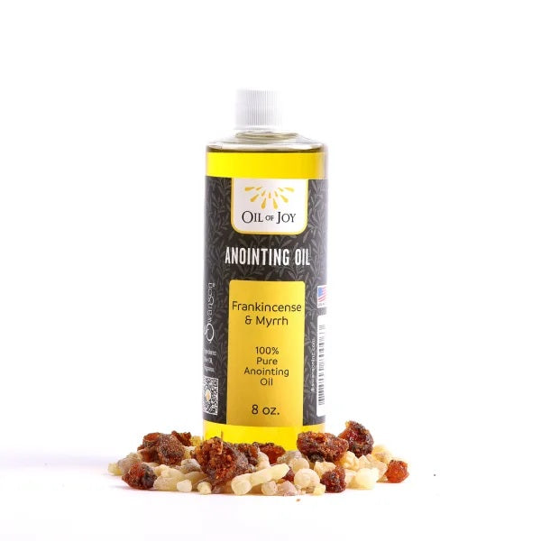 Anointing Oil Frankincense & Myrrh 8 oz Bottle - Re-vived