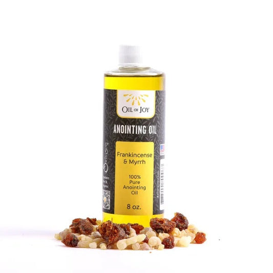 Anointing Oil Frankincense & Myrrh 8 oz Bottle - Re-vived