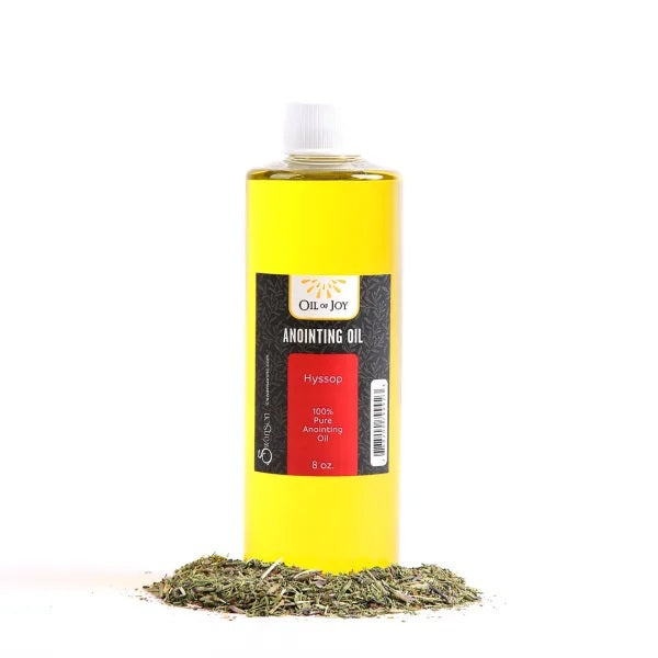 Anointing Oil Hyssop 8 oz Bottle - Re-vived