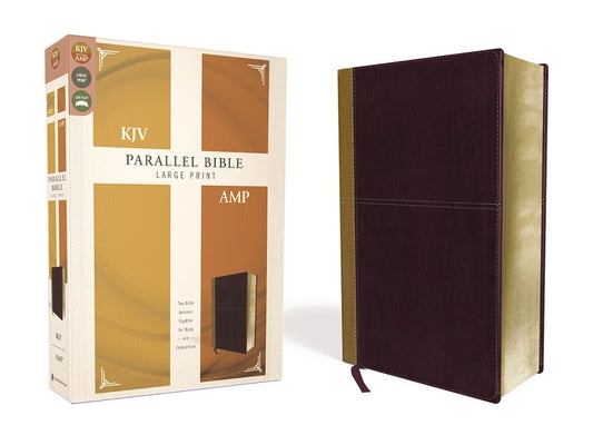 KJV, Amplified, Parallel Bible, Large Print, Leathersoft - Re-vived