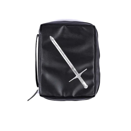 Bible Cover Sword of the Spirit Imitation Leather Large